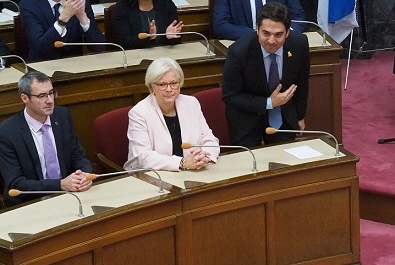 ランス市長一行歓迎式の写真