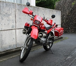 写真:消防活動用バイク