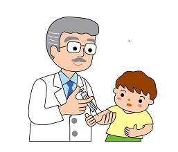 予防接種のイラスト