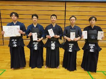 写真：団体戦　加盟団体の部の準優勝チーム