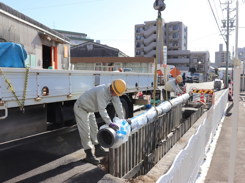 写真:耐震化工事