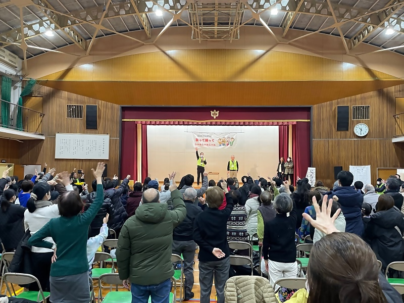 写真:じゃんけん大会の様子
