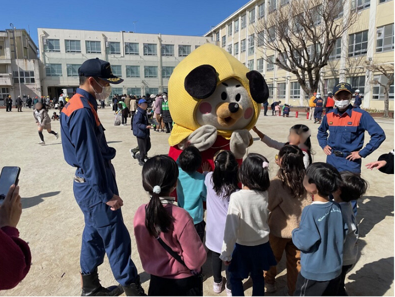 写真:名古屋市消防局のキャラクタ「ジィジョ」
