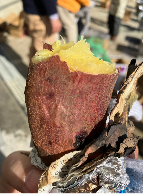 写真:焼きあがったお芋