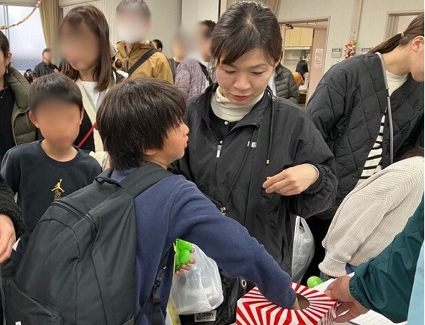 写真:何が当たるかな?