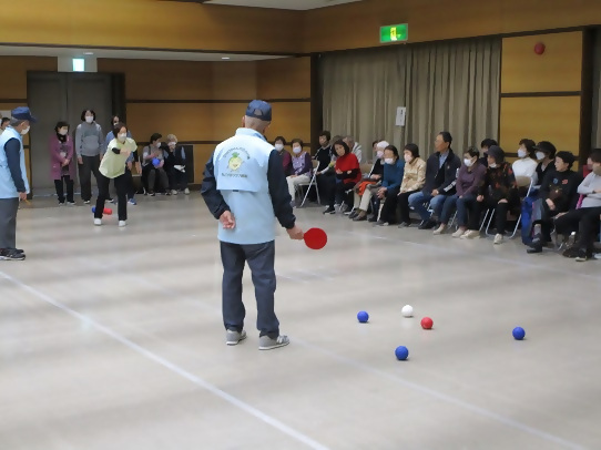 ボッチャ大会の写真