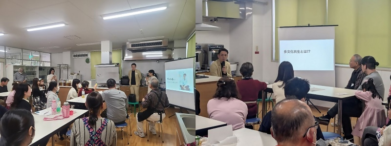 写真:講話の様子