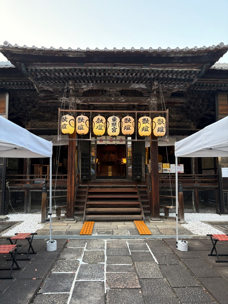 東照宮の正殿の写真