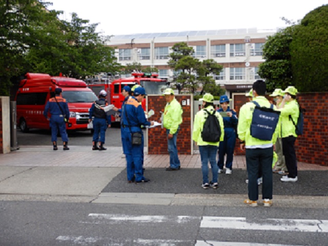 写真:令和6年度水防訓練