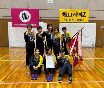 写真:優勝キャッチの皆さん