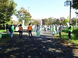 写真:北部出発式の様子