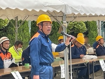 写真：講評をしました