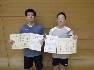 写真：男子1位グループ優勝者