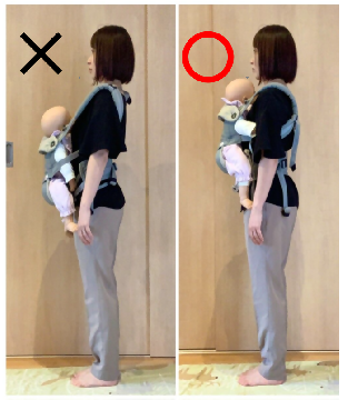 抱っこ紐の写真