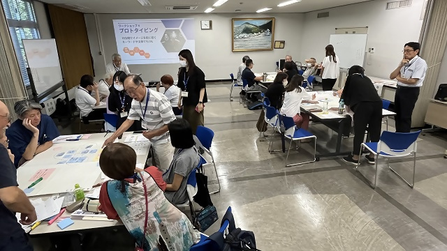 写真：9学区が交流します