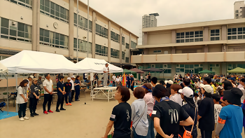 写真:運動会開会挨拶