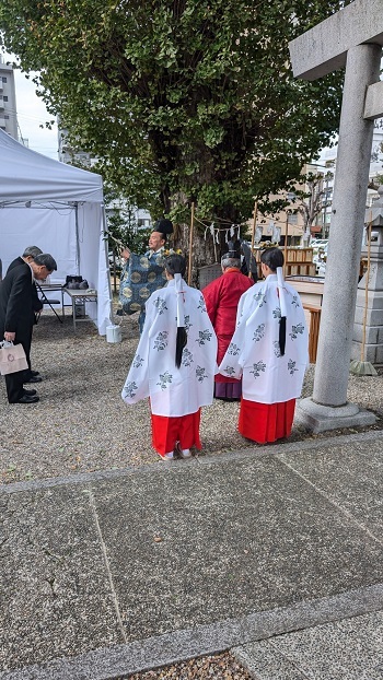 写真:大祭の開始