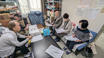 写真:高蔵学区広報紙編集会議