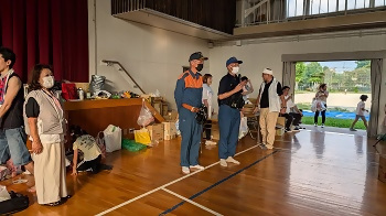 写真：防災について