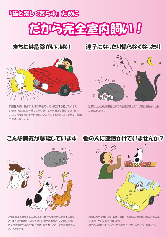 イラスト:だから完全室内飼い!のパネル