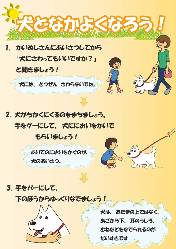 イラスト:犬となかよくなろう!のパネル