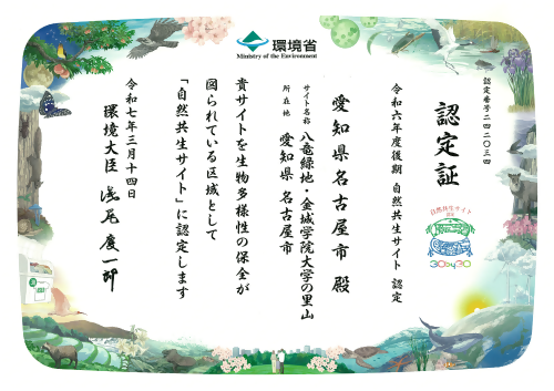 写真:認定証画像