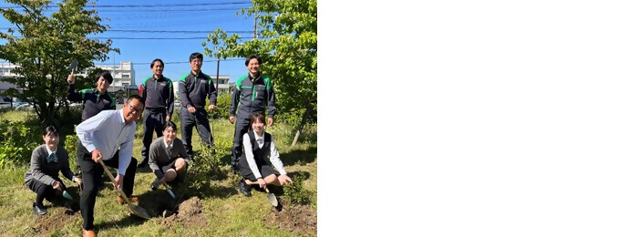 植樹の写真(センコー株式会社)