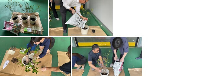 植樹の写真(株式会社マルワ)