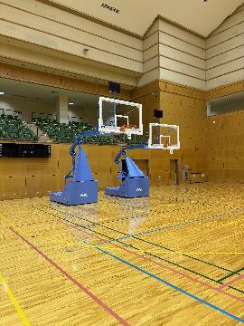 写真:名東スポーツセンターバスケットゴール