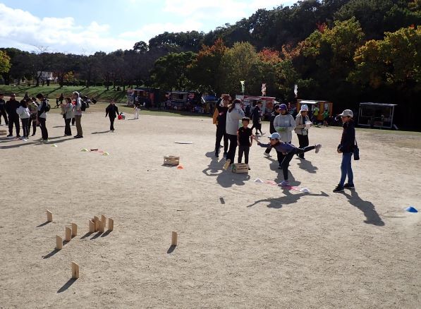 写真：モルック体験会の様子