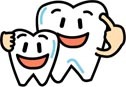 歯のイラストです。