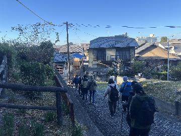 写真：後半は、大高城下へ