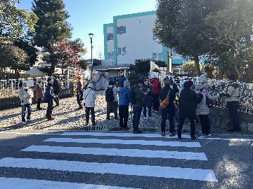 写真：心拍数のチェック