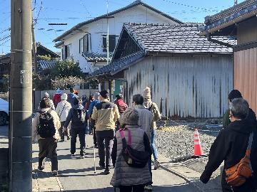 写真：ウオーキングスタート