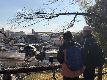 写真：二の丸跡からの眺め
