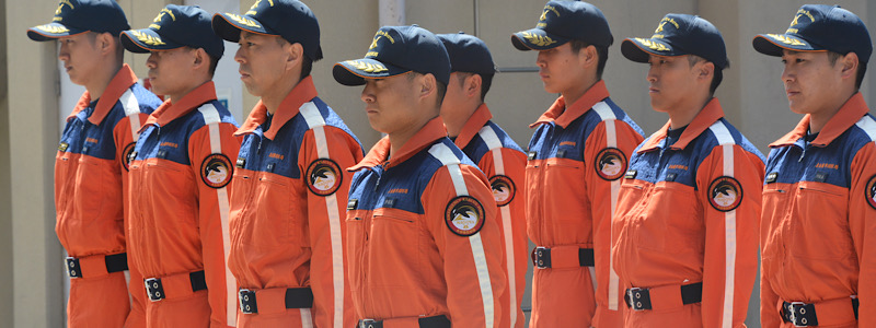 特別消防救助隊員の写真