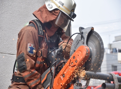 写真：特別消防救助隊員（第二方面隊）