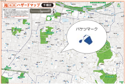 ハザードマップイメージ図