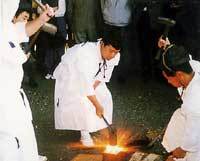 写真：ふいごまつりの光景