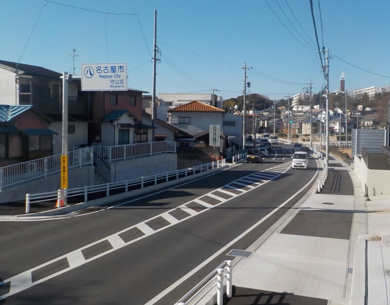 都市計画道路の整備事例の写真