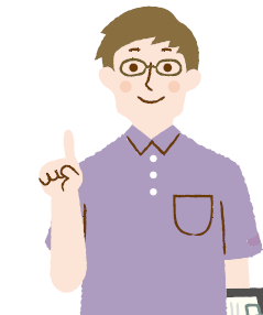 イラスト:学校や施設の人