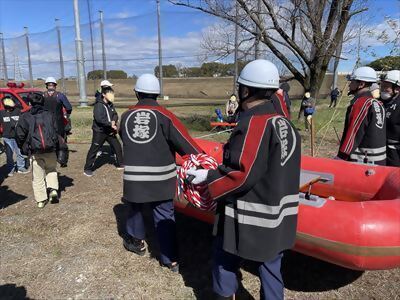 写真:イベントの様子です。 【消防団の記録】稲西消防団、柳消防団、岩塚消防団、八社消防団 2024年2月27日