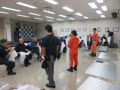 写真;救急訓練 【消防団の記録】稲西消防団 2024年9月29日