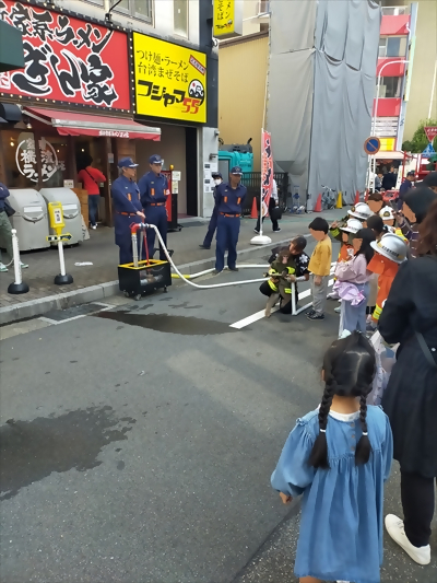 写真:放水体験 【消防団の記録】牧野消防団 2024年11月3日