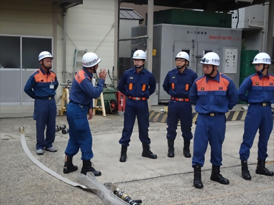 写真:整列 【消防団の記録】大学生消防団 愛知大学分団 2024年11月14日