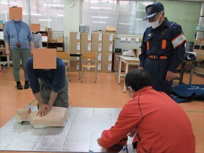 写真:救急講習 【消防団の記録】六反消防団 2024年11月27日