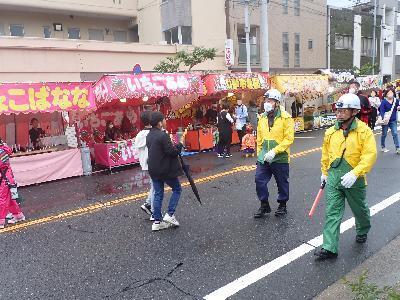 写真:団員パトロールの様子です 2023年5月13日・14日 中村区消防団連合会
