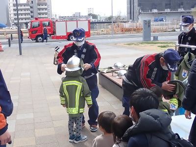 写真:ファイヤーフェスティバルの様子です。 2023年3月6日 新明・六反・牧野・米野消防団