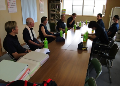 写真:意見交換の様子です 2023年8月6日 亀島消防団