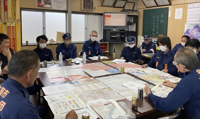 写真:勉強会の様子です 2023年6月18日 日比津消防団